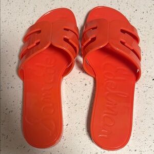Sam Edelman Kids Orange Slide Sandals